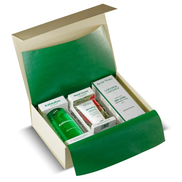 box de regalo Trío de Cuidado Natural Canarias BOX Regalo cuidado natural Canarias Aloe Vera